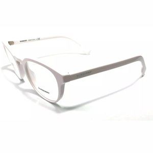 Burberry Men's White Round Eyeglasses!